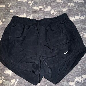 Nike Black Running Shorts with White Logo